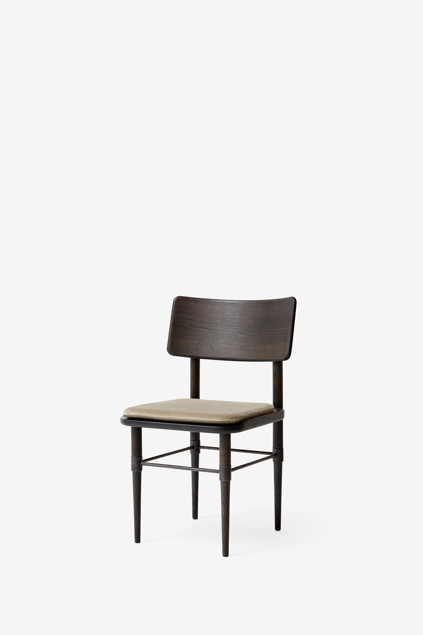 MG101 Dining chair in dark oak by Malte Gormsen Design by Space Copenhagen For Sale 5