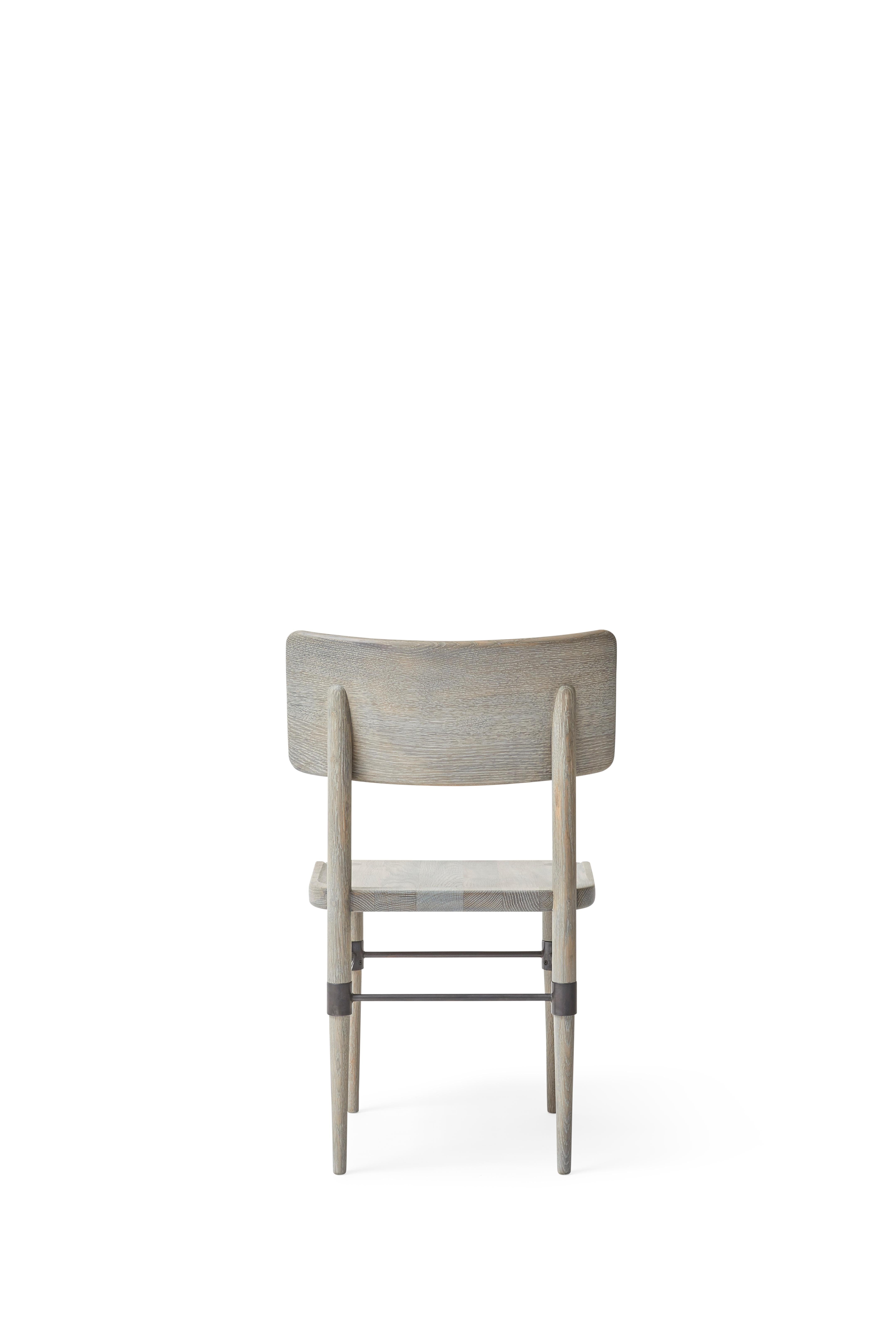 Scandinave moderne MG101 Chaise de salle à manger en chêne gris par Malte Gormsen Design by Space Copenhagen en vente