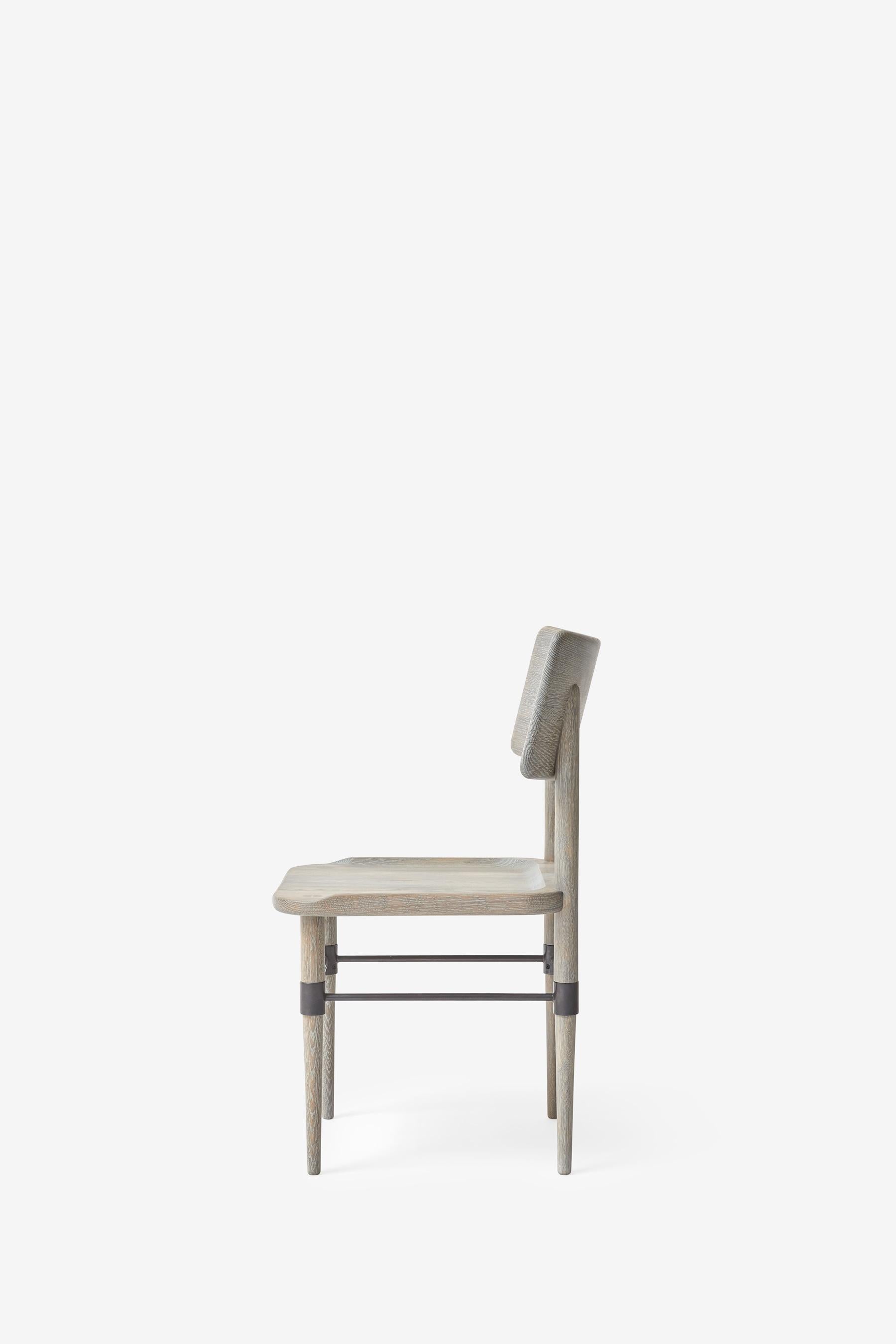 Danois MG101 Chaise de salle à manger en chêne gris par Malte Gormsen Design by Space Copenhagen en vente