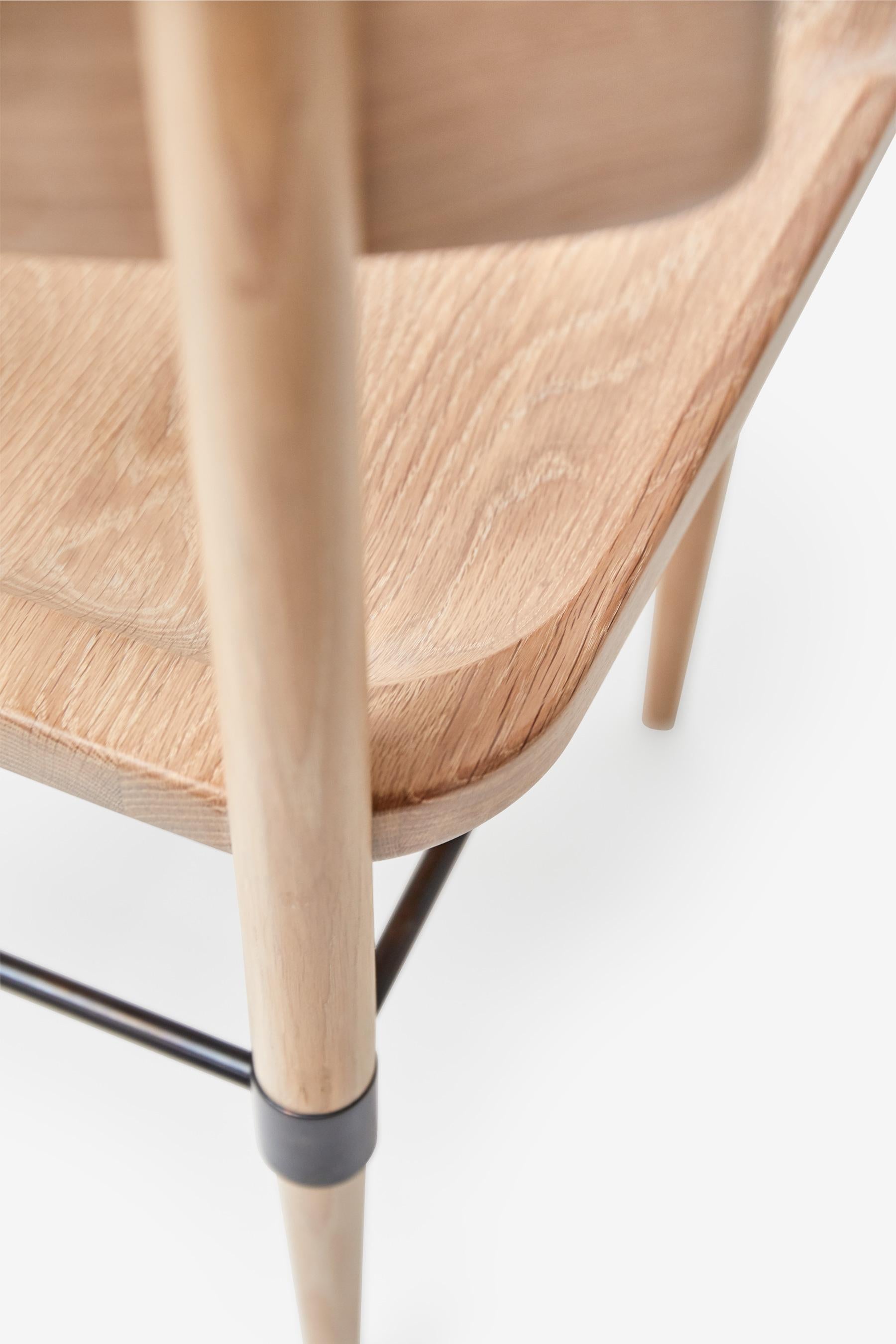 MG101 Dining chair in light oak by Malte Gormsen Design by Space Copenhagen For Sale 3