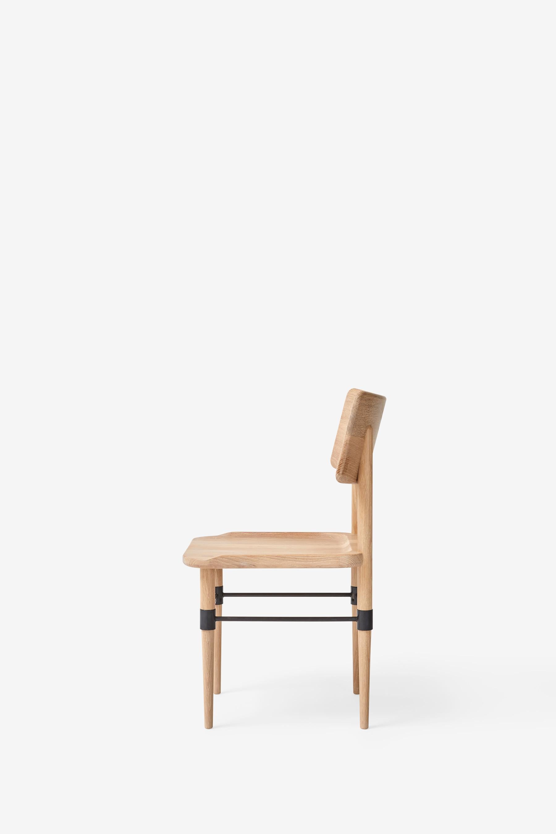Scandinavian Modern MG101 Dining chair in light oak by Malte Gormsen Design by Space Copenhagen For Sale