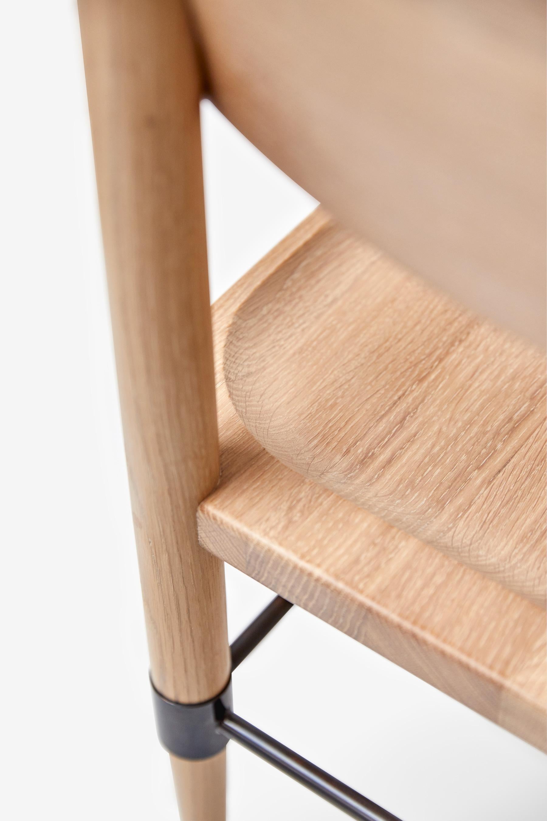 MG101 Dining chair in light oak by Malte Gormsen Design by Space Copenhagen For Sale 2