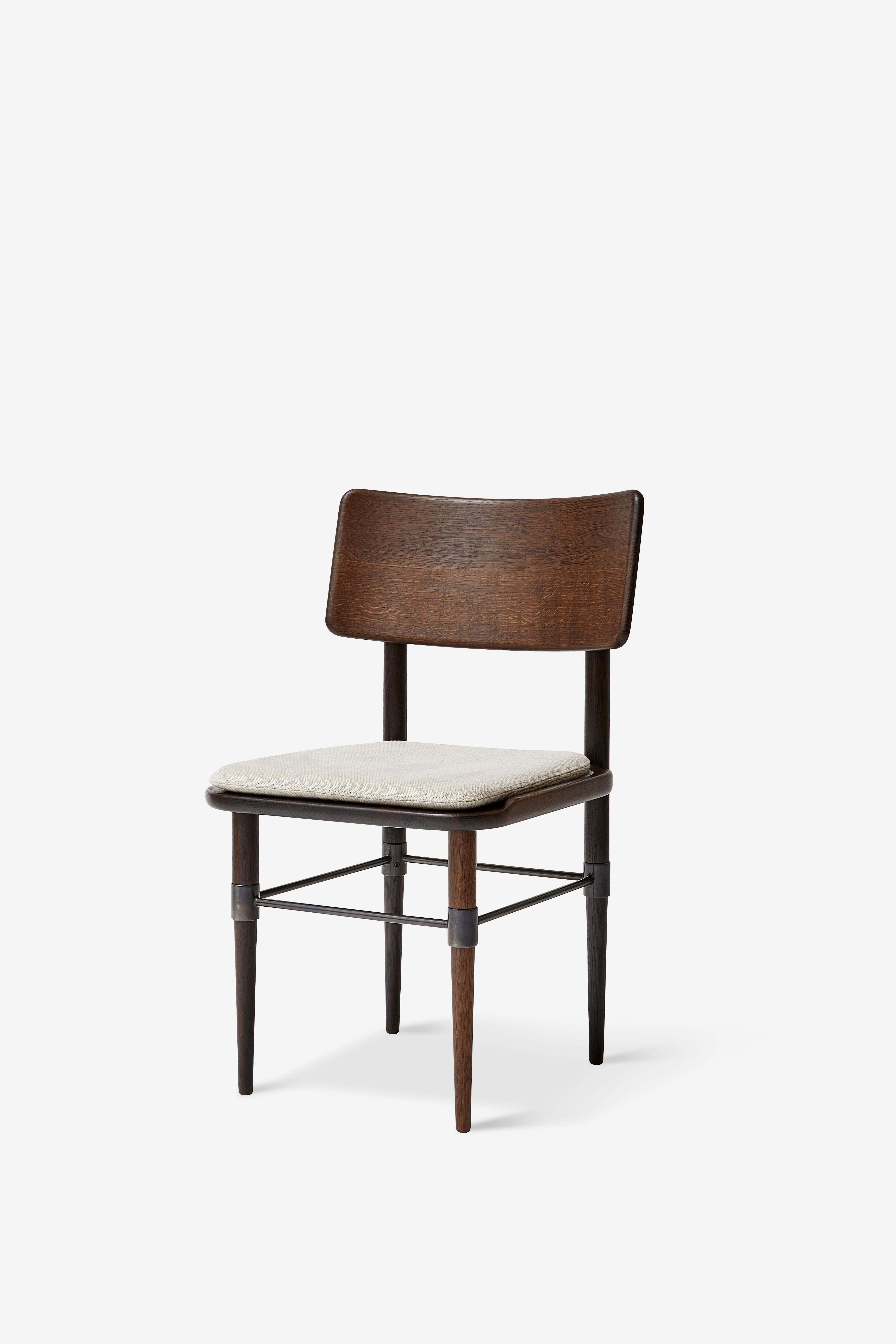 MG101 Dining chair in smoked oak by Malte Gormsen Design by Space Copenhagen For Sale 2