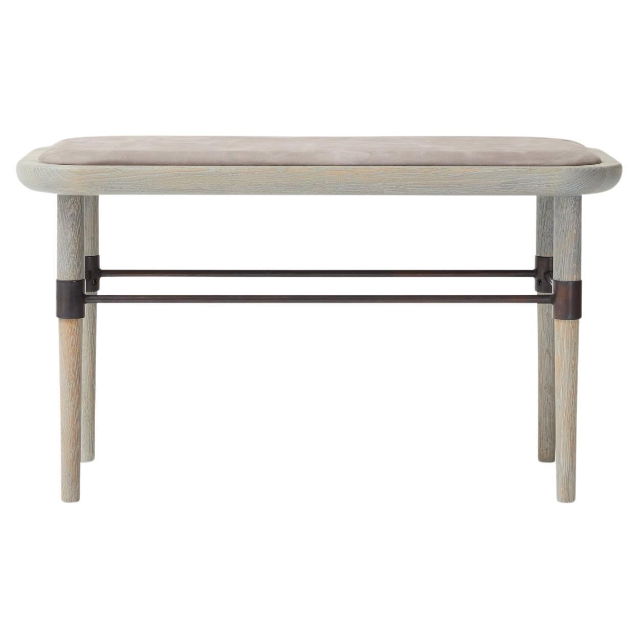 MG103 Bench, Leather, by Malte Gormsen