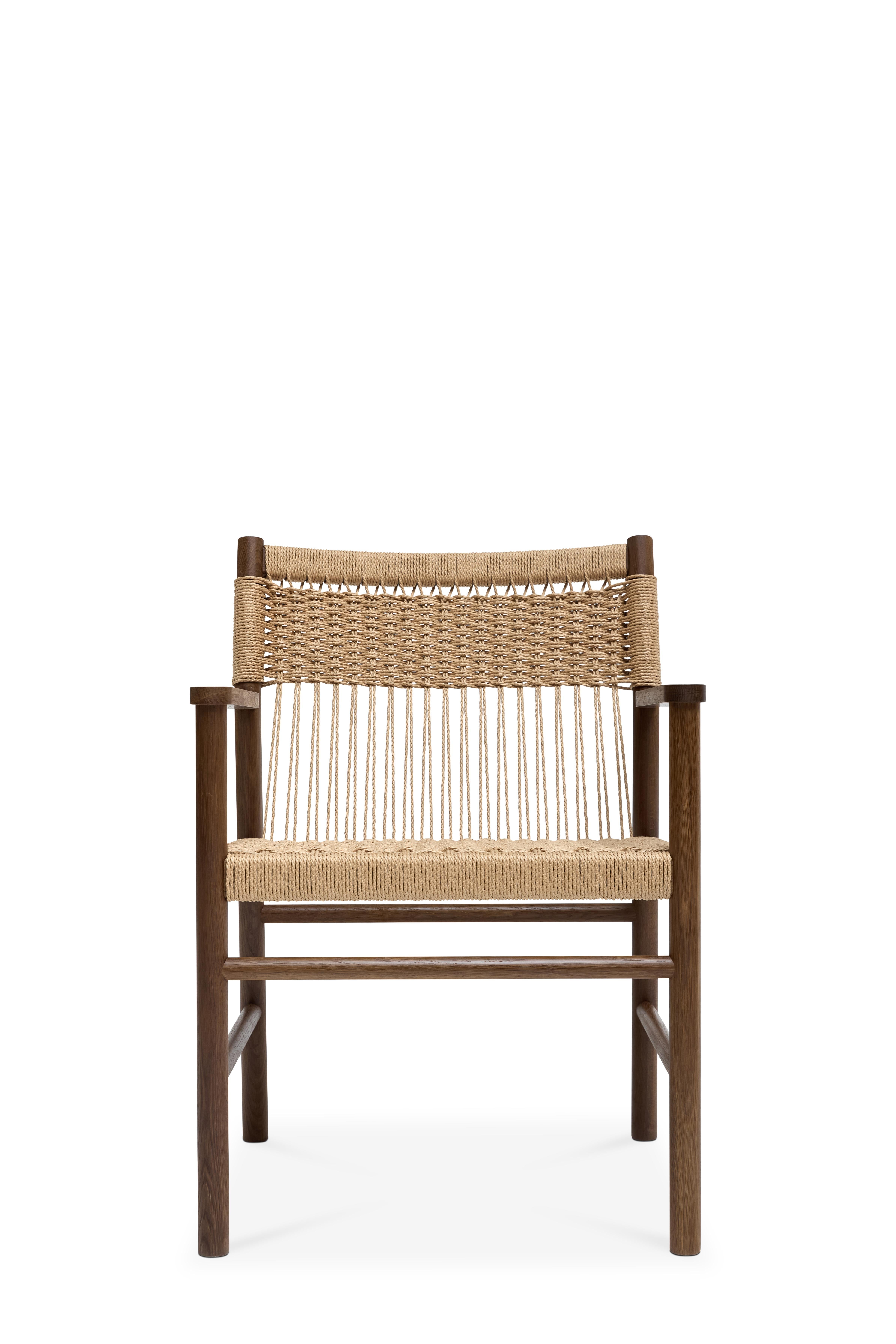 Post-Modern MG106 Dining Chair With Armrest by Malte Gormsen For Sale