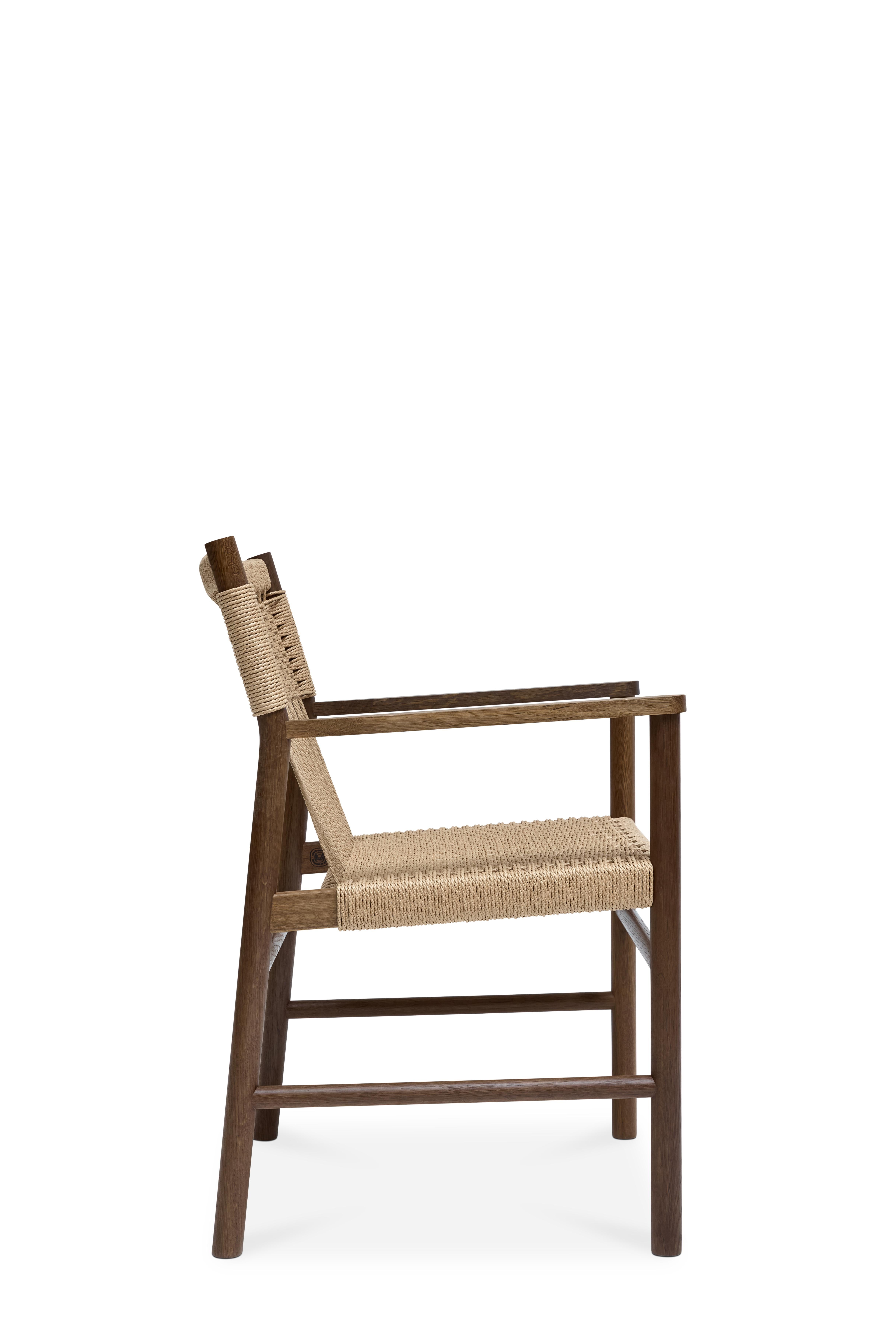 Danish MG106 Dining Chair With Armrest by Malte Gormsen For Sale