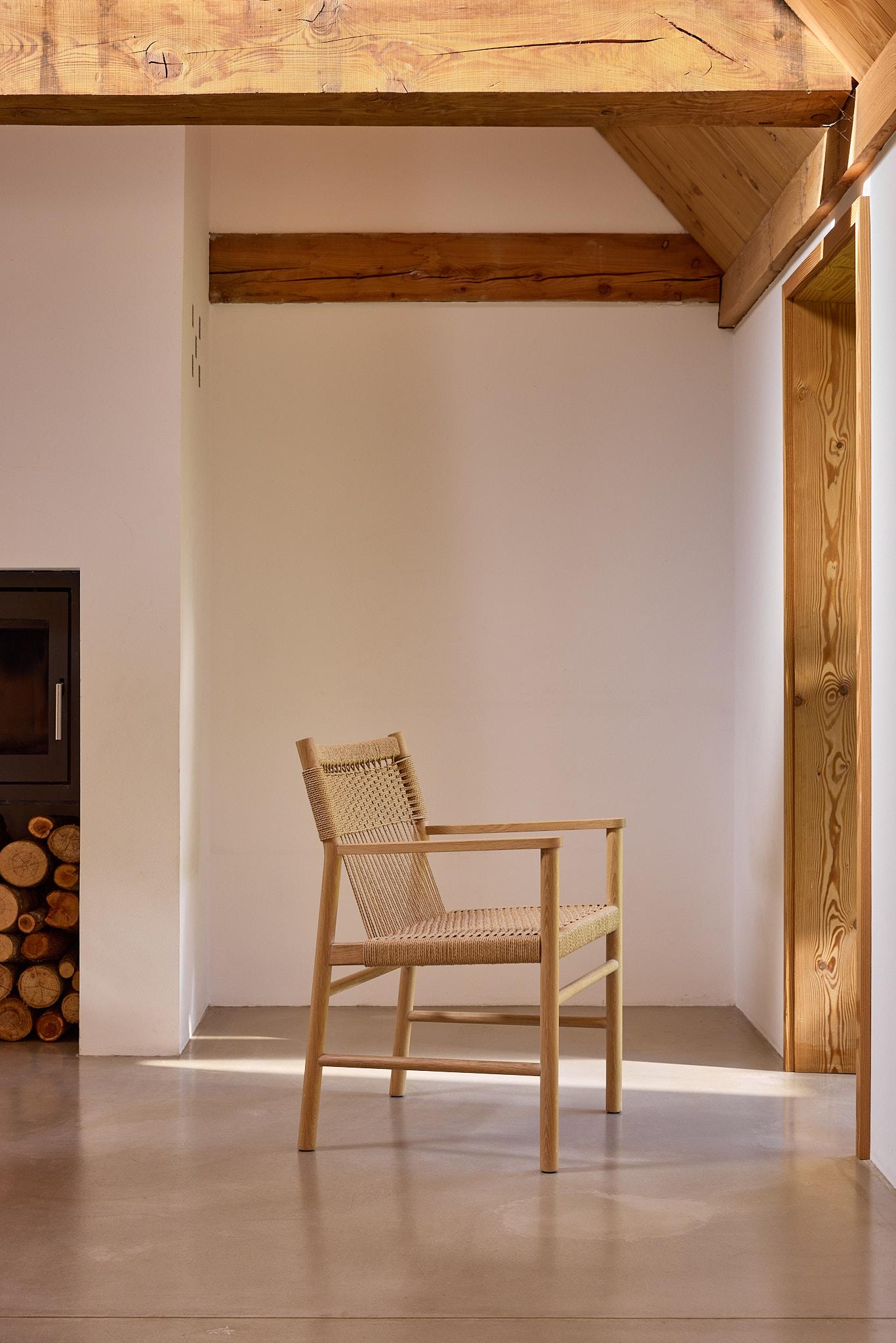 MG106 Dining Chair With Armrest by Malte Gormsen For Sale 1