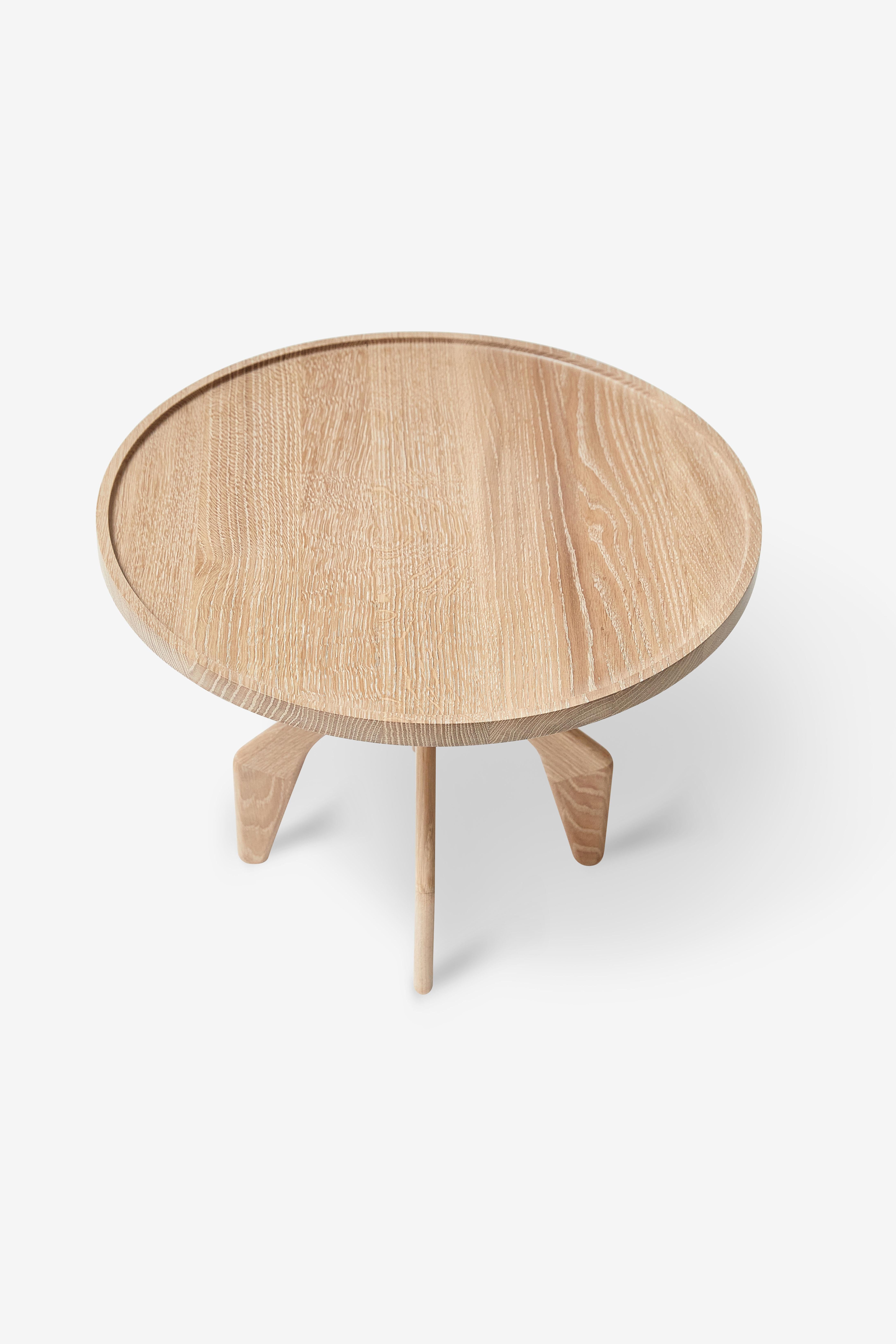 MG205 Side table made in solid oak. Originally the table was designed and made for the first Noma restaurant's lounge at Strandgade in Copenhagen.

Evolving from a body of works realised over the last decade between Malte Gormsen Møbelsnedkeri and