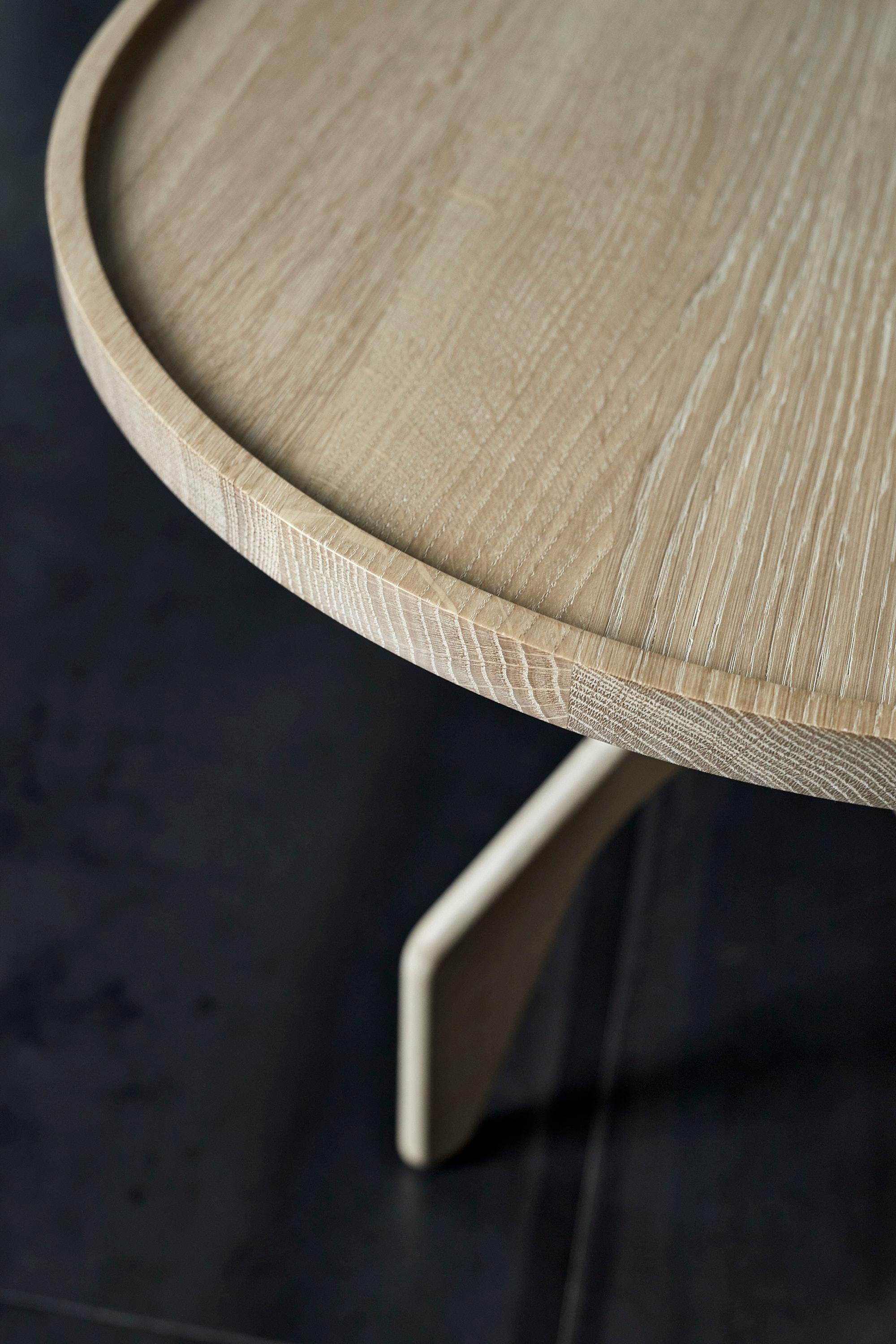 Hand-Crafted MG205 side table in oak by Malte Gormsen Designed by Space Copenhagen For Sale