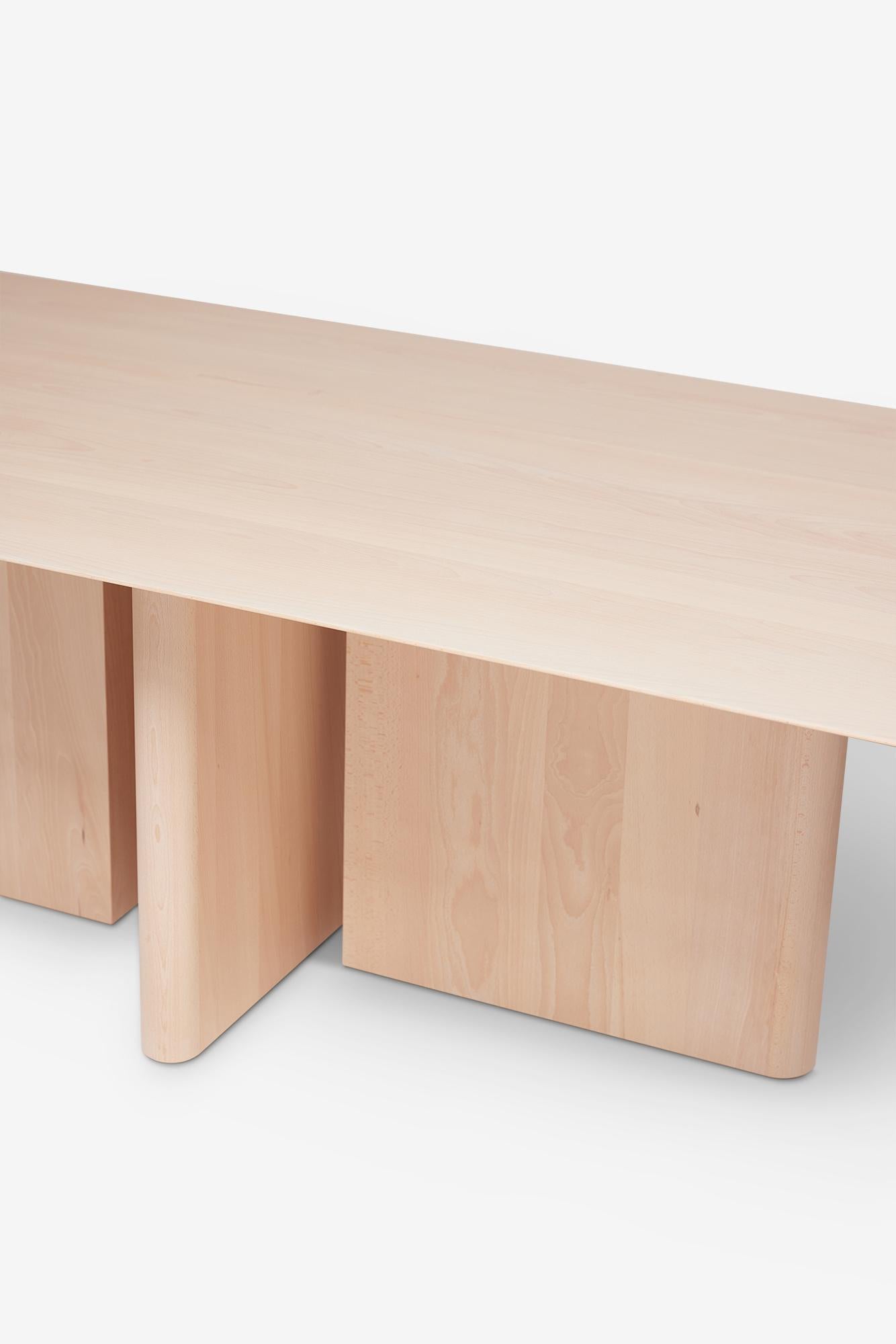 MG210 Dining Table in Danish beech by Malte Gormsen design by Norm Architects In New Condition For Sale In Copenhagen, DK