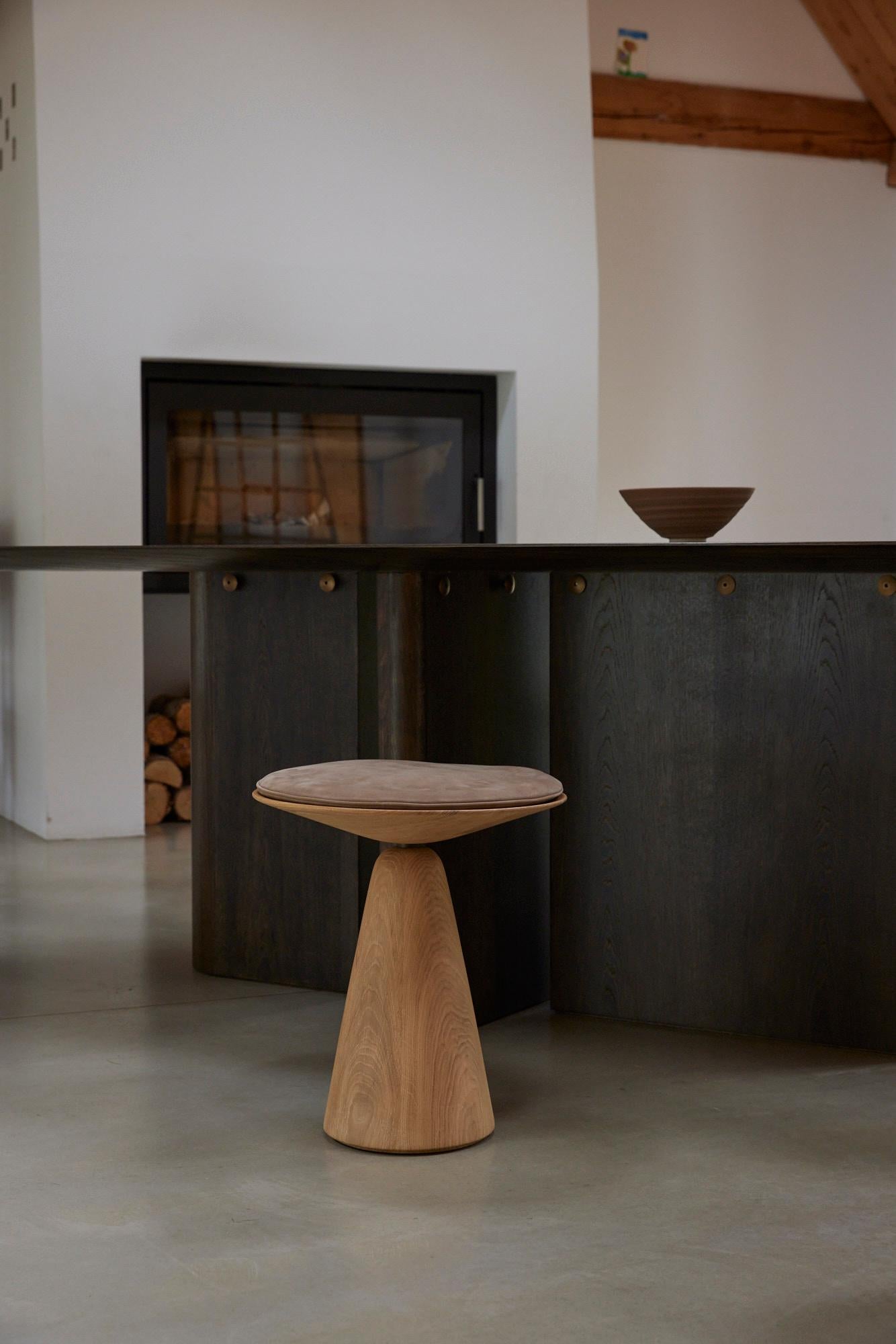 MG210 Dining Table in Dark Nature oak by Malte Gormsen design by Norm Architects For Sale 2