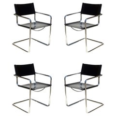 "MG5" Marcel Breuer by Matteo Grassi Bauhaus Set of Four Chairs