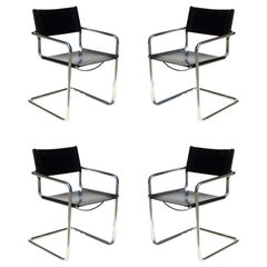 "MG5" Marcel Breuer by Matteo Grassi Bauhaus Set of Four Chairs