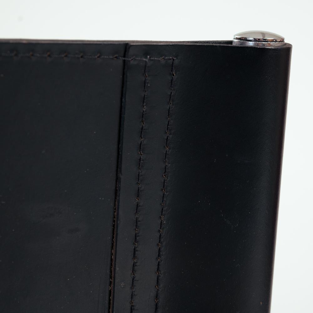 MG5 s34 Bauhaus Mart Stam, Marcel Breuer sillón voladizo de cuero negro en venta 4