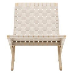 MG501 Cuba Chair in Natural Cotton Webbing by Morten Gøttler