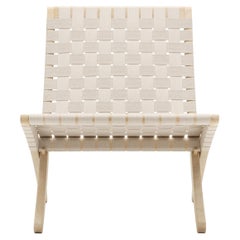 MG501 Cuba Chair in Oak Soap with Natural Cotton Webbing by Morten Gøttler