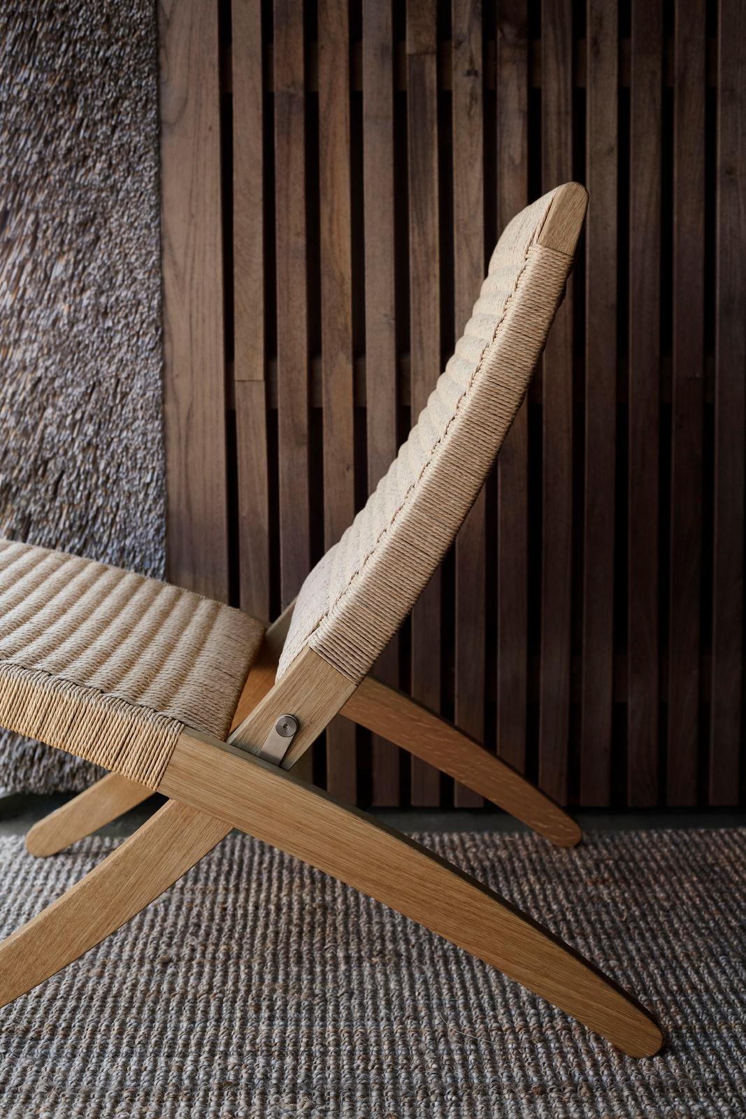 Woodwork MG501 Cuba Chair, Oak Oil, Natural Papercord by Morten Gottler