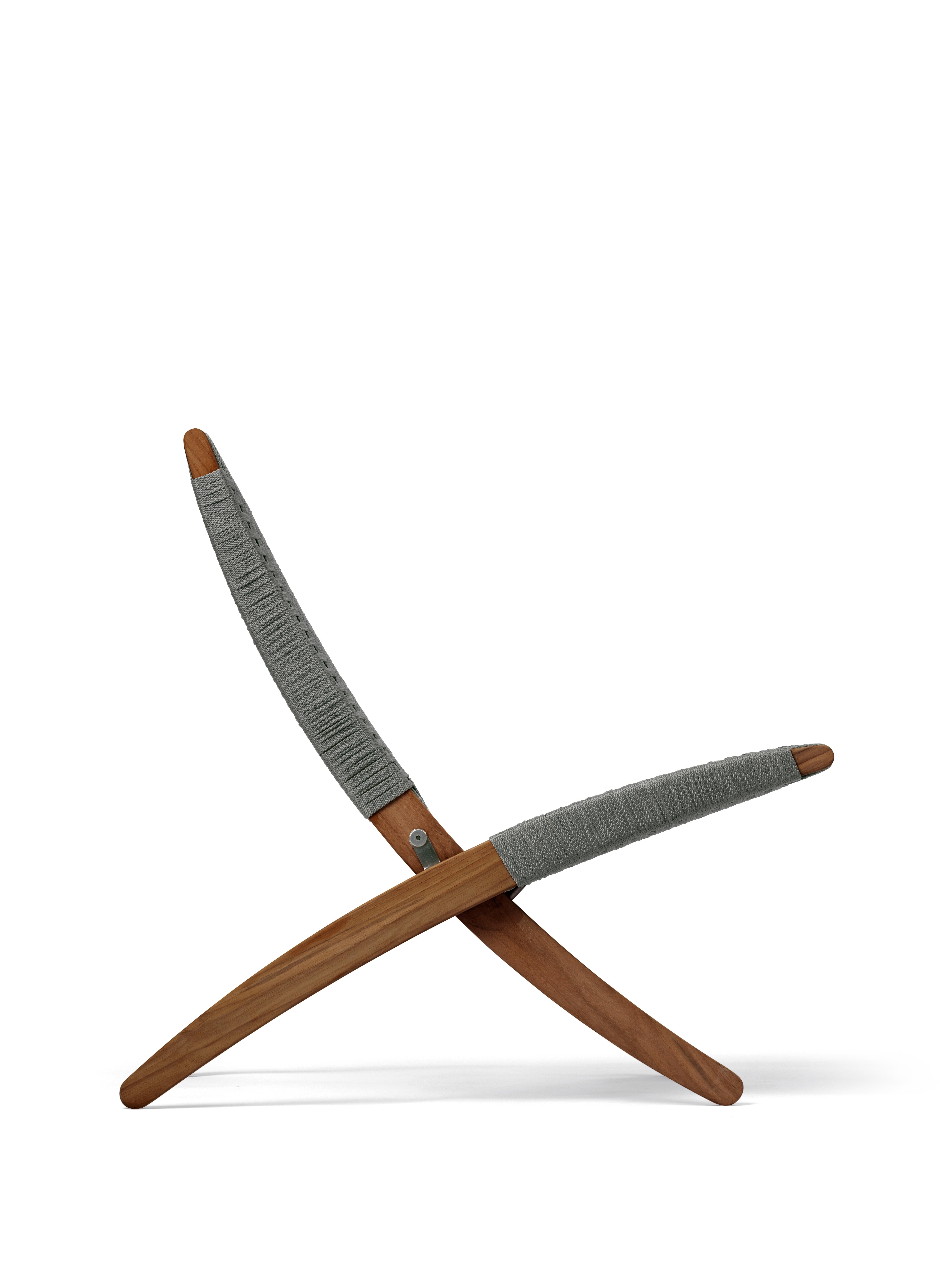 Moderne MG501 Chaise d'extérieur Cuba en charbon de bois par Morten Gøttler
