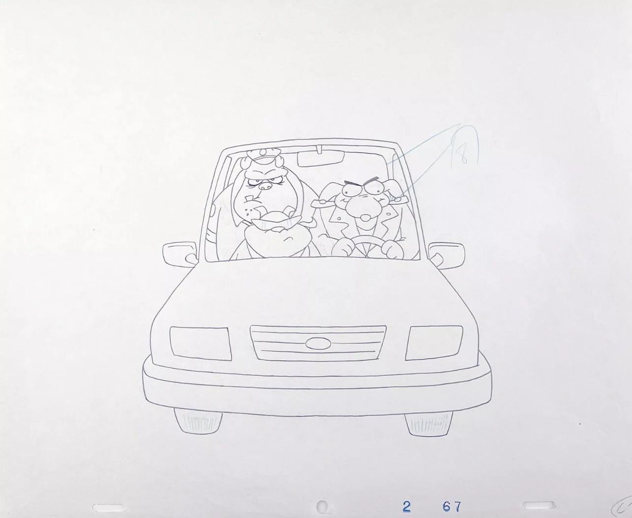 Personaggi di supporto originali della Pantera Rosa, disegno/immagine di produzione - Print di MGM Studios