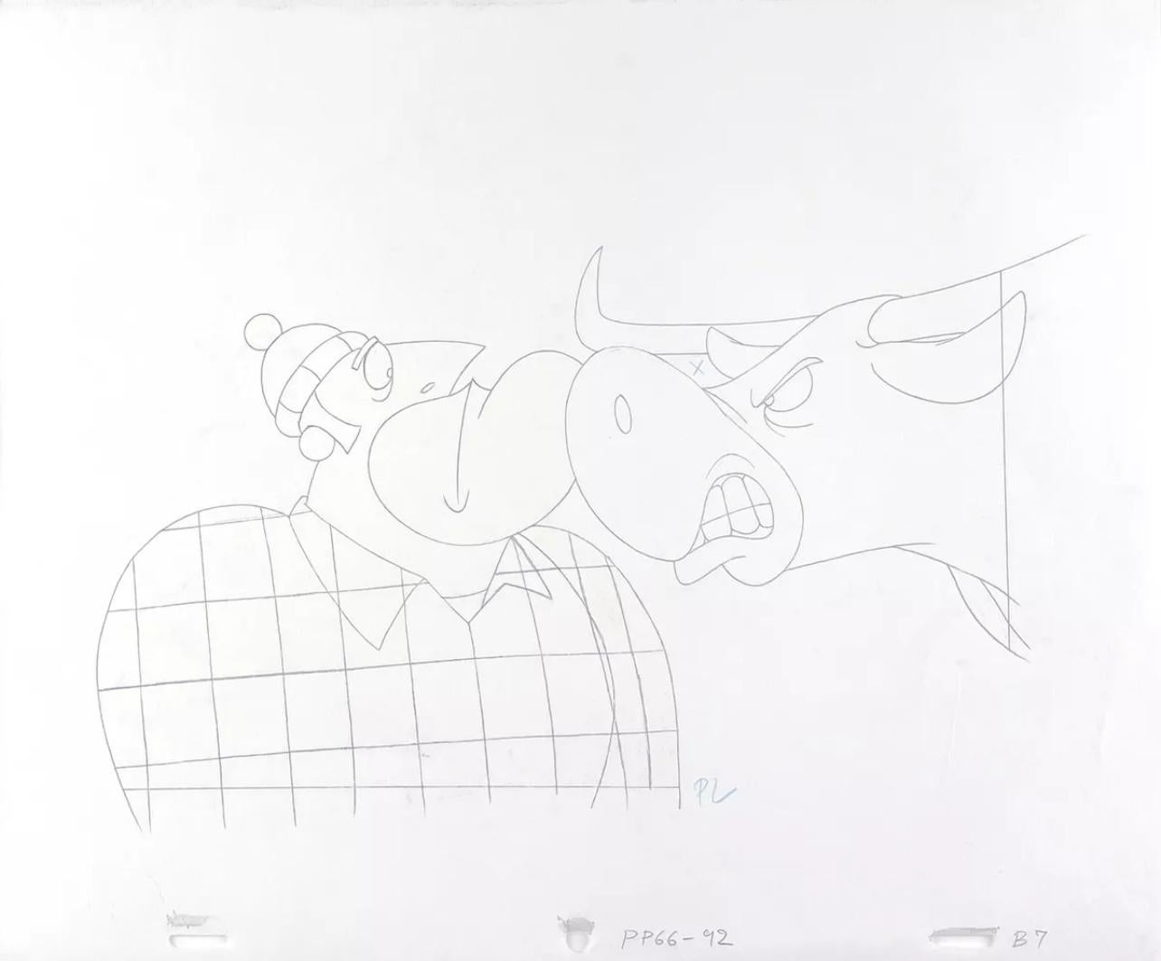 Personaggi di supporto originali della Pantera Rosa, disegno/immagine di produzione - Print di MGM Studios
