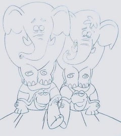 Original Pink Panther Supporting Characters, Production Cel/Drawing