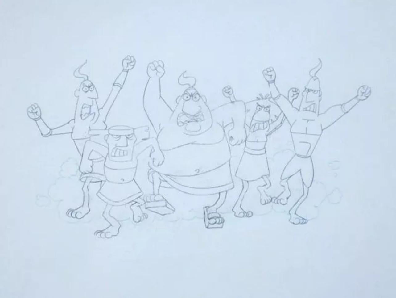 Original Pink Panther Supporting Characters, Production Cel/Drawing - Print by MGM Studios