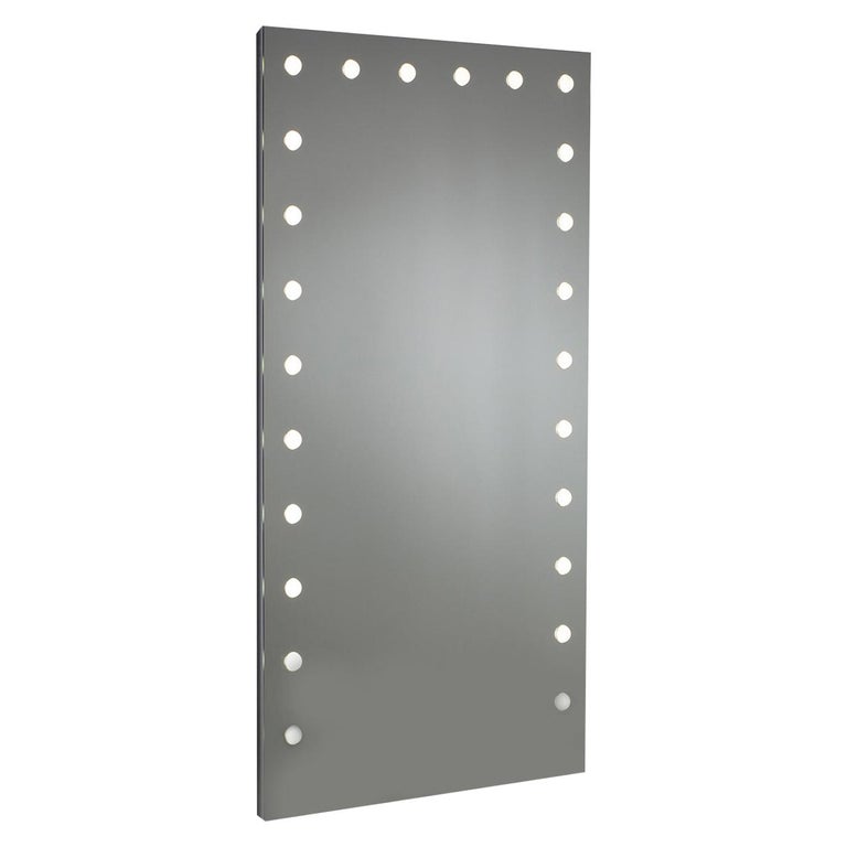 MH Frameless Rectangular Lighted Wall Mirror For Sale at 1stDibs
