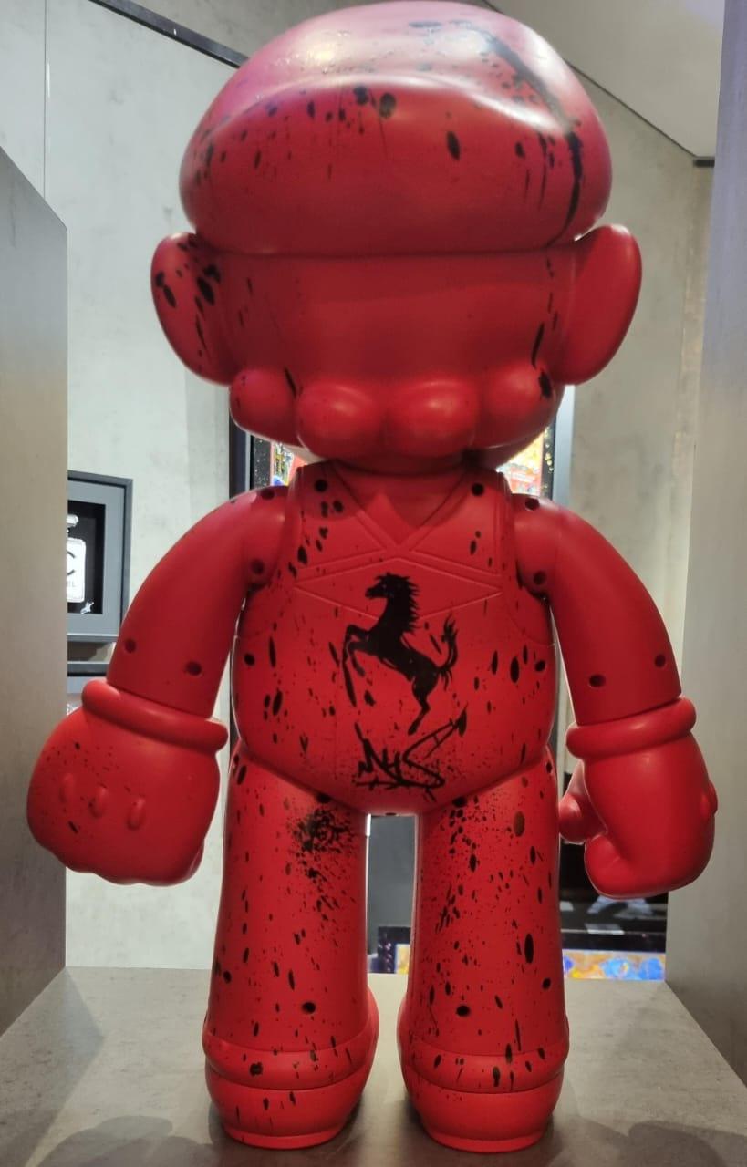 Mario, red 2023 - Sculpture by MHS