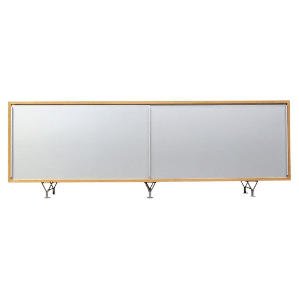 MI 806 Aluminum Sideboard by Bruno Mathsson, 1967, Scandinavian Modern For Sale