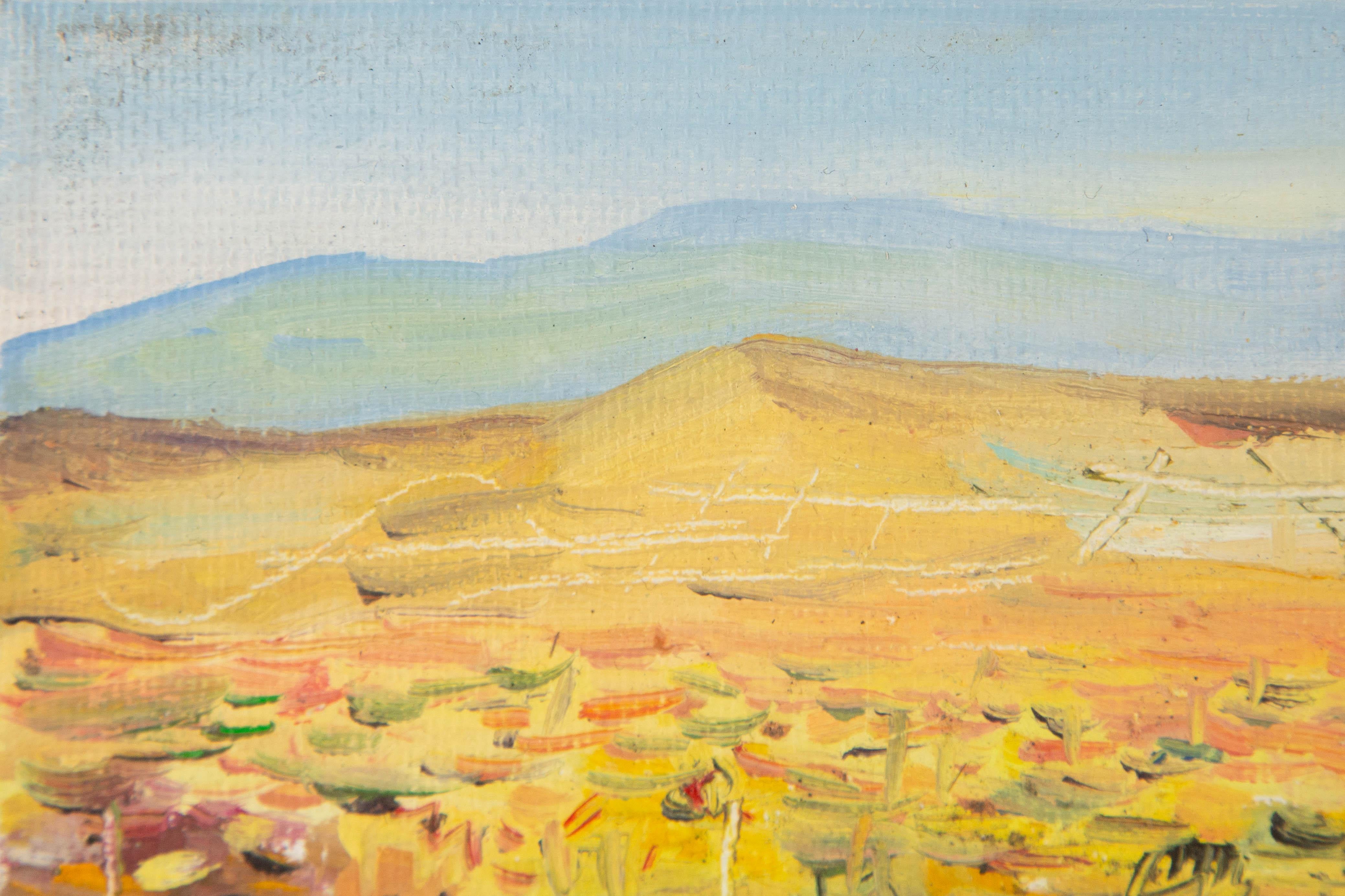 Mi Liu Landschaft Original Öl auf Leinwand 