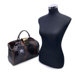 Mia Bag Animal Print Canvas Doctor Satchel Bag Handbag with Strap