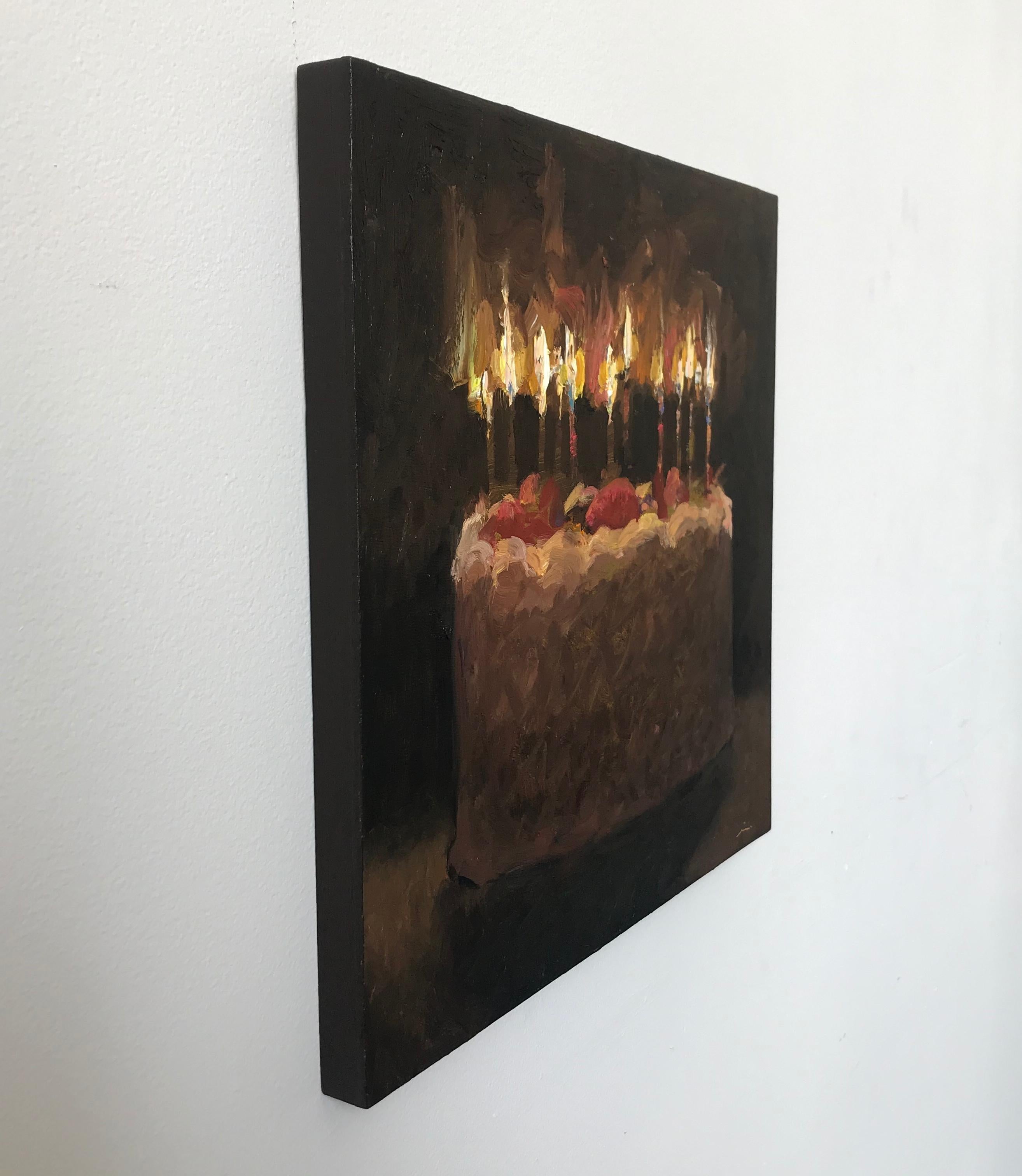 paintings of birthday cakes