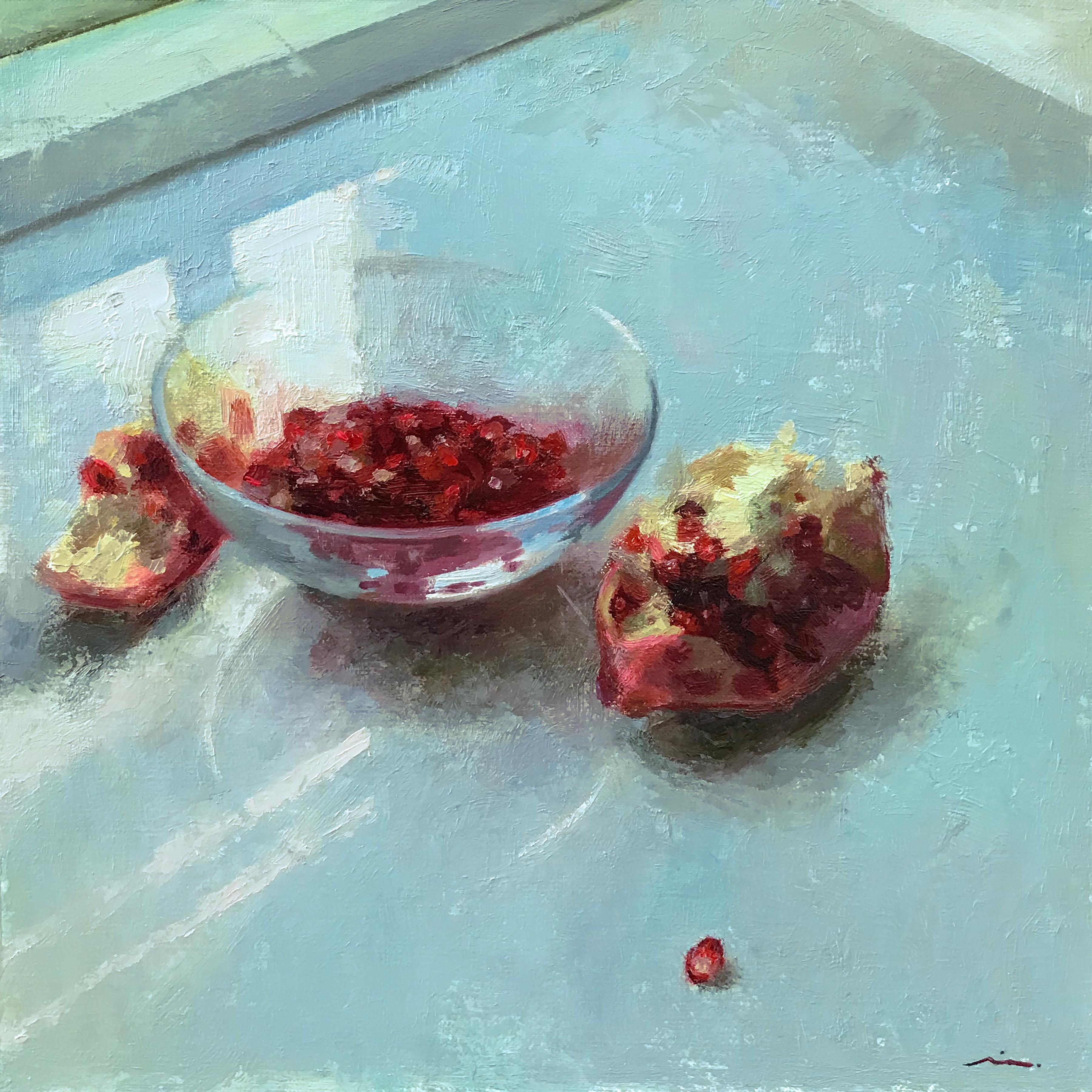 Mia Bergeron Still-Life Painting – ""Tranquility" Ölgemälde