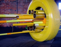 Span, Abstrakte Skulptur aus Kupfer, 2020