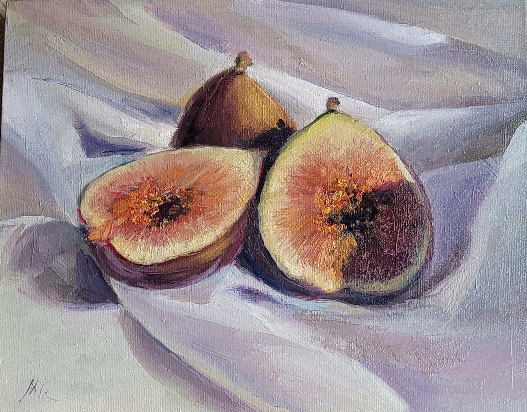 Still-Life Painting di Mia - Frutto di fico