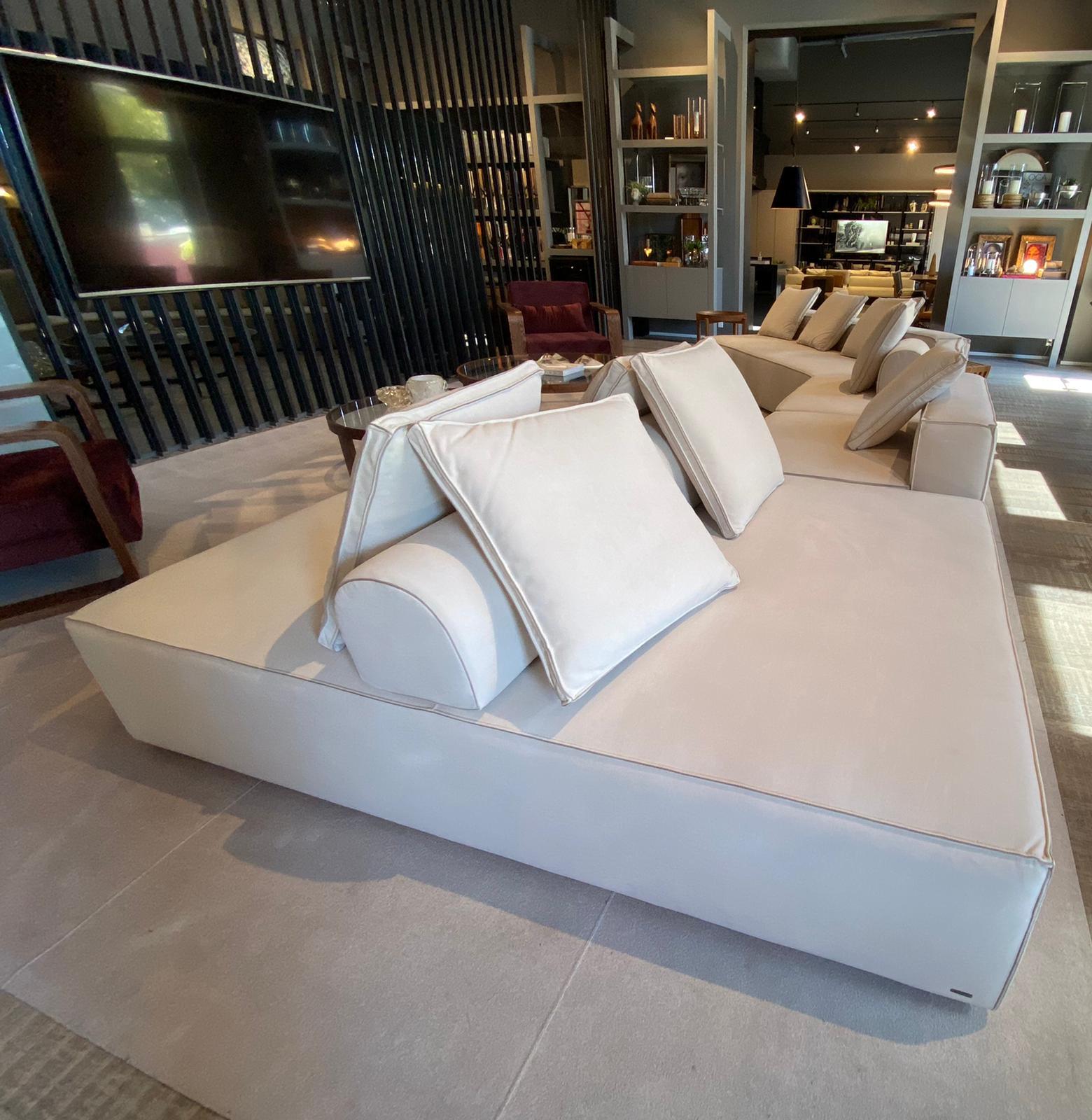 Brazilian Block Sectional Sofa For Sale
