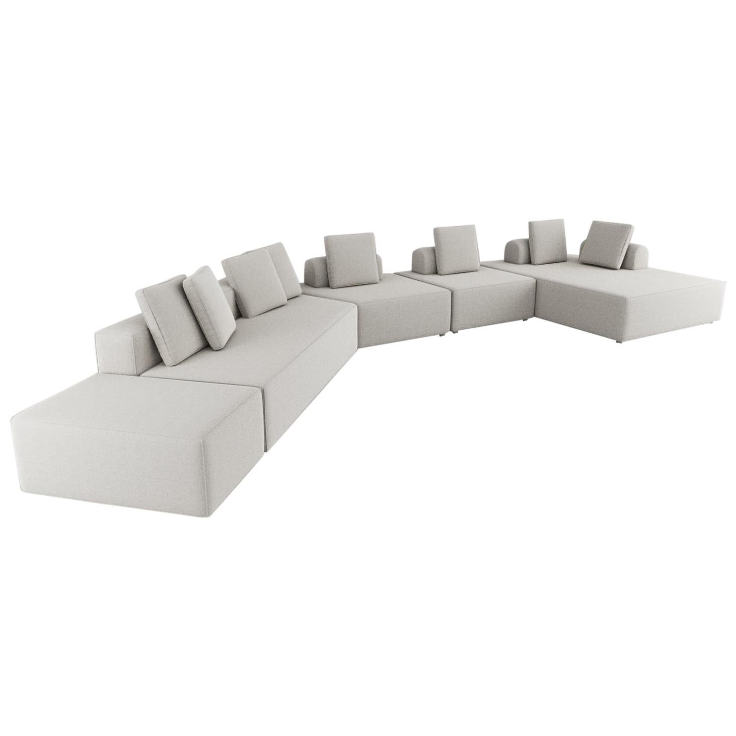 Block Sectional Sofa For Sale