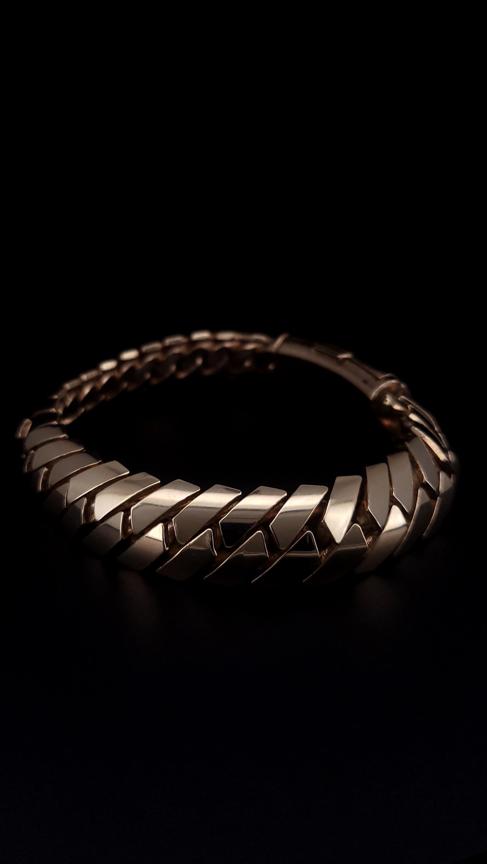 Bracelet cubain Miami en or jaune 14 carats Neuf - En vente à New York, NY