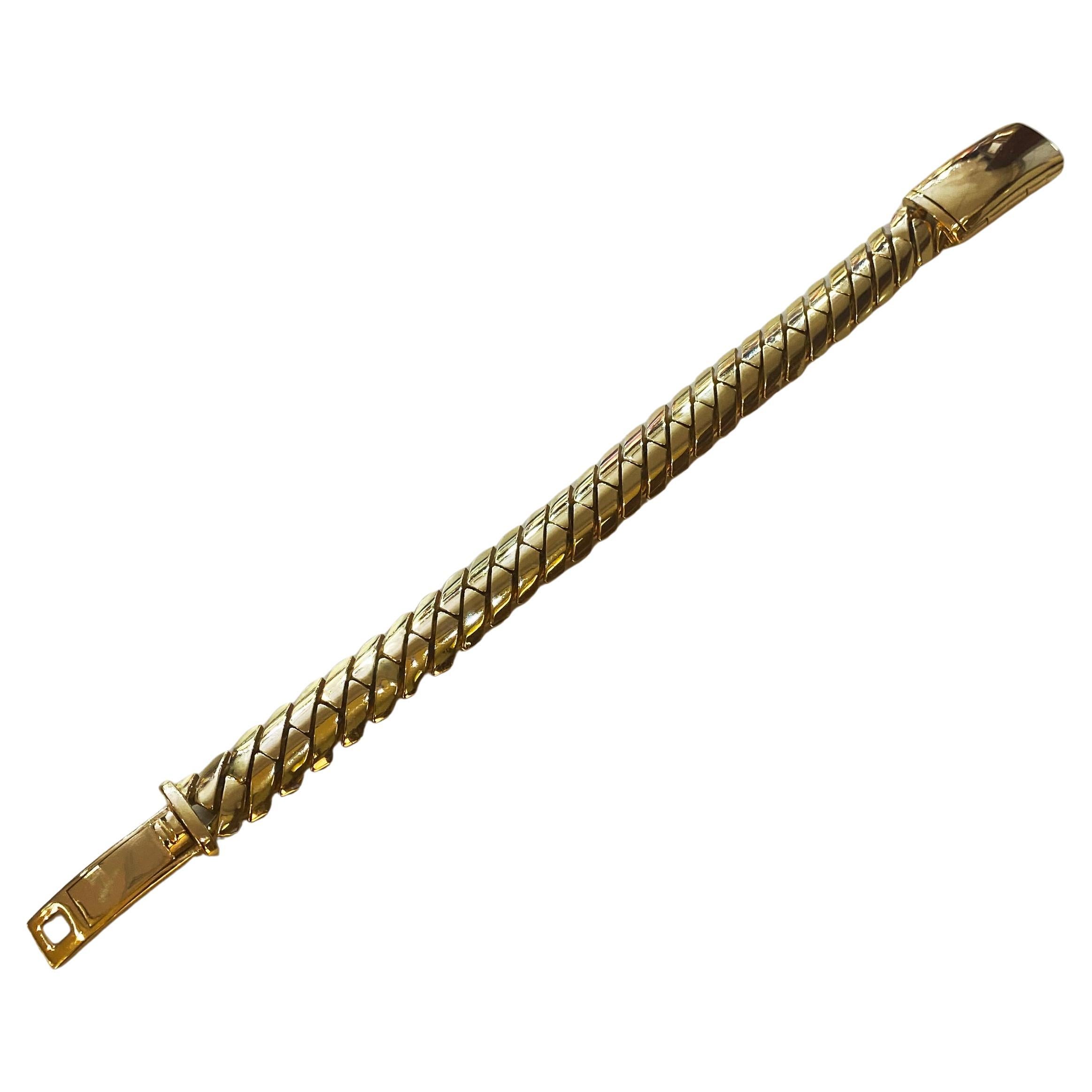 Miami Cuban Chain Bracelet in 14k Yellow Gold