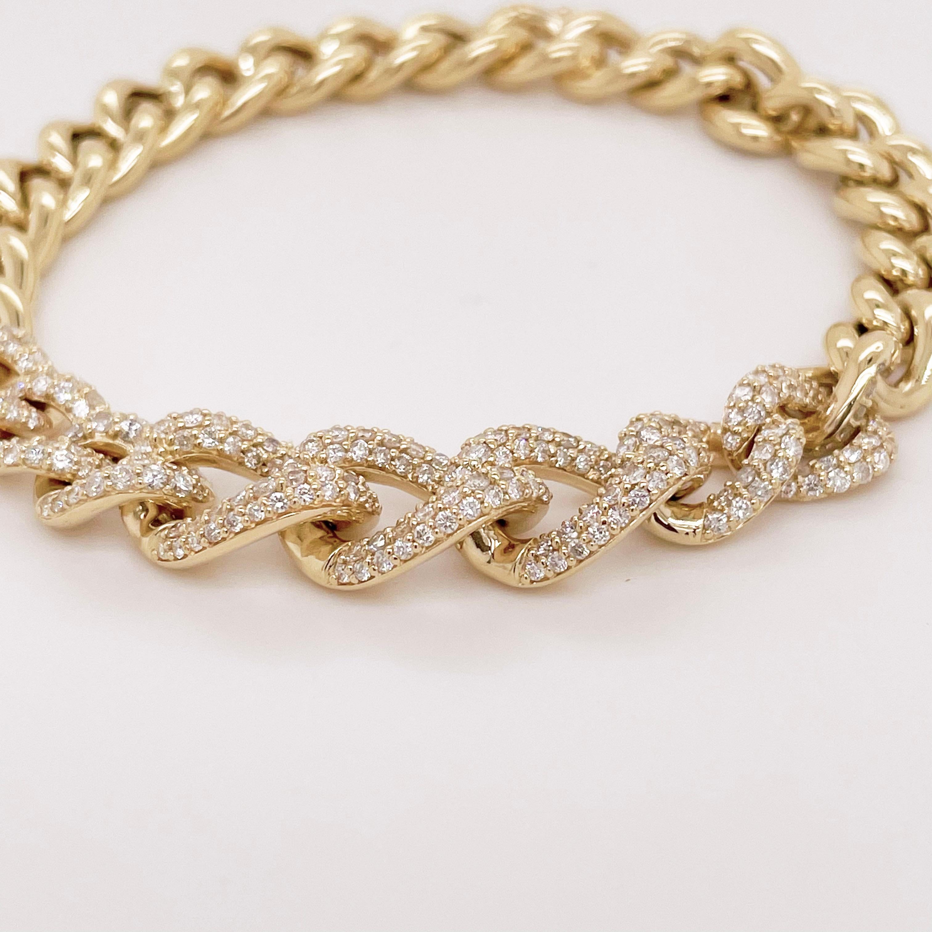 This gorgeous Miami Cuban diamond enhanced bracelet is perfect for every occasion. The beautiful 2.72 carats are delicately set in 14 karat yellow gold giving a new and original take on the classic Miami Cuban. 

Metal Quality: 14K Yellow