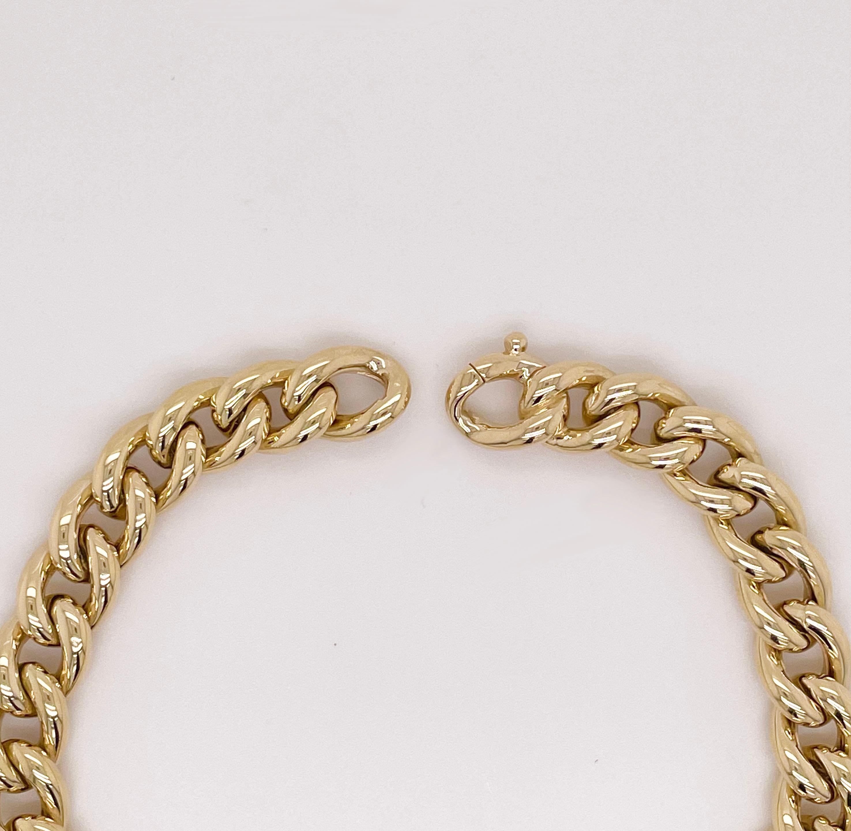 Contemporary Miami Cuban Diamond Link Bracelet w 2.72 Carats Pavé Diamonds in Yellow Gold For Sale