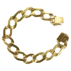 Miami Cuban Link 14k Solid Yellow Gold Bracelet