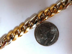 Miami Cuban Link Bracelet 14 Karat Two-Tone
