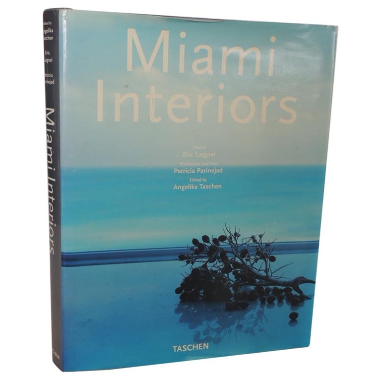 Miami Interiors Vintage Coffee Table Hard Cover Coffee Table Book at