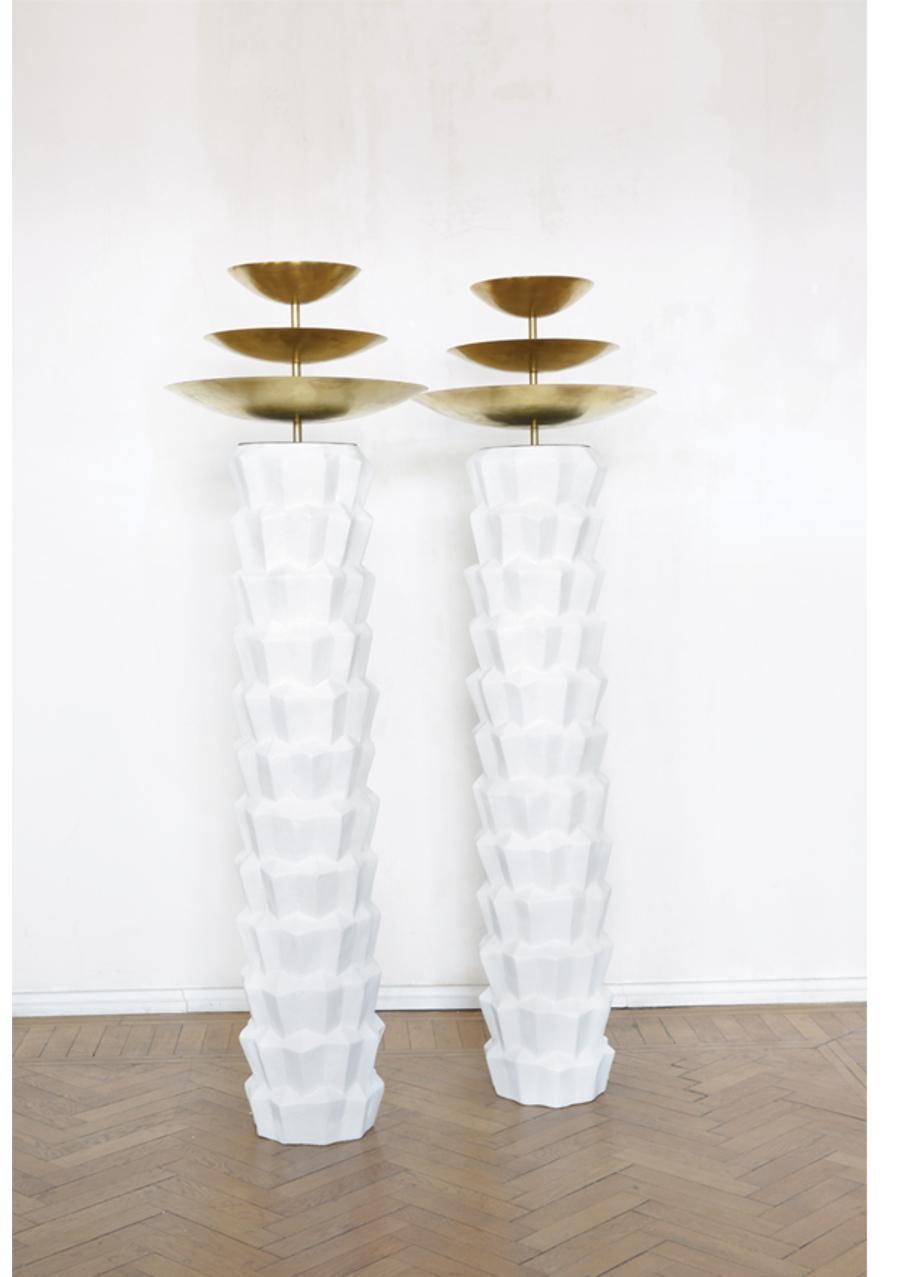 Modern Miami Lamp, Hand-Sculpted, Rooms For Sale