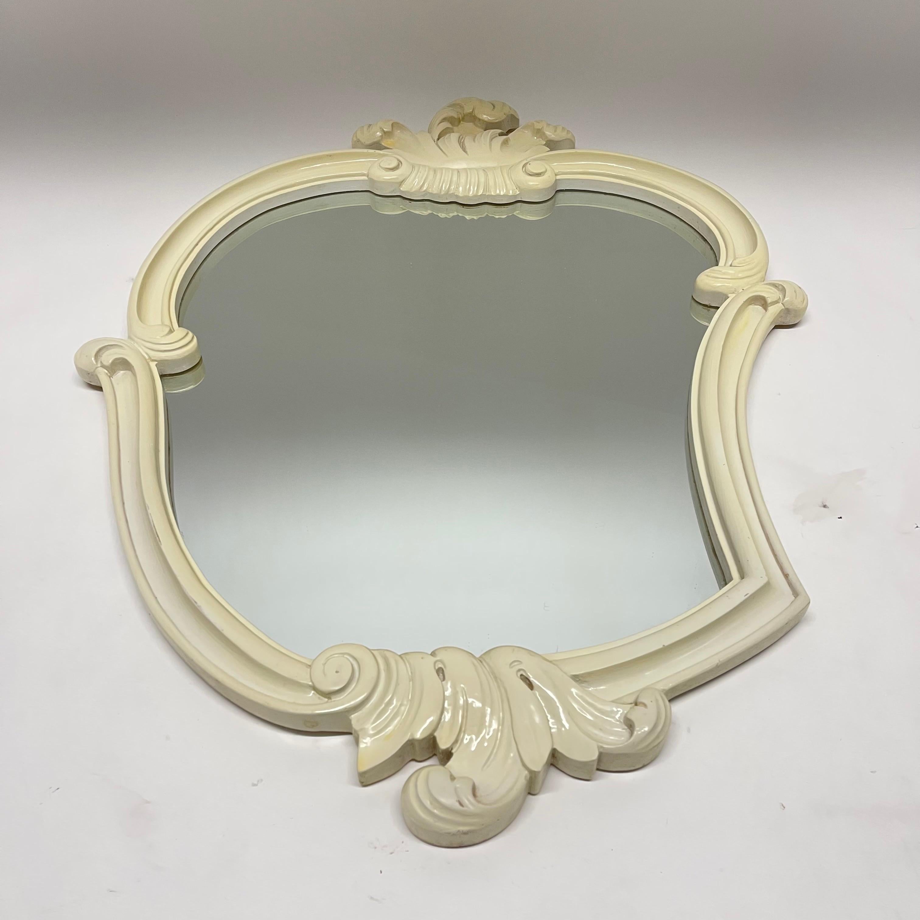 Laqué Miroir Morris Lapidus Eden Roc moderne du milieu du siècle 2, États-Unis, vers 1956 en vente
