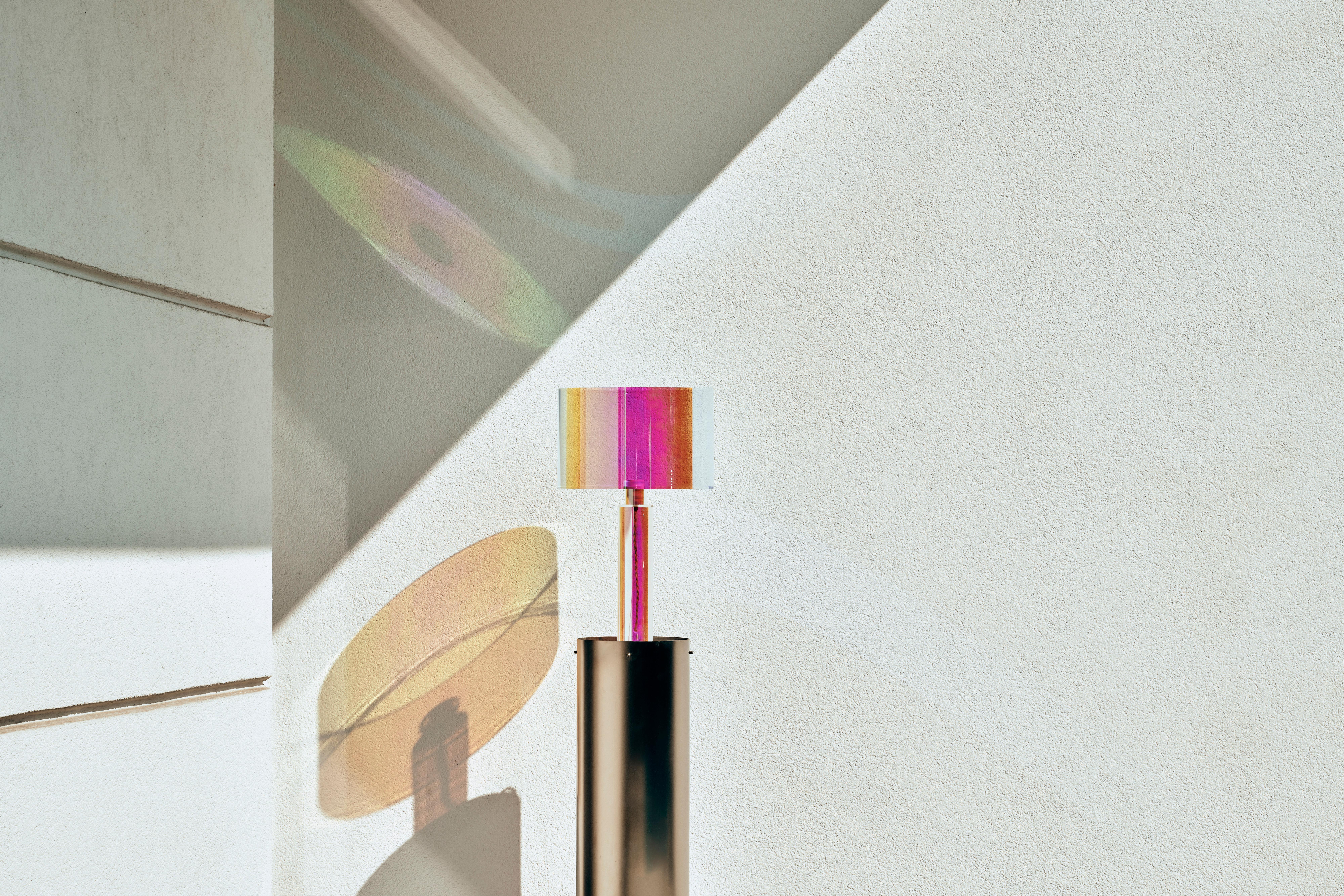 Modern Miami Pink Table Lamp by Brajak Vitberg