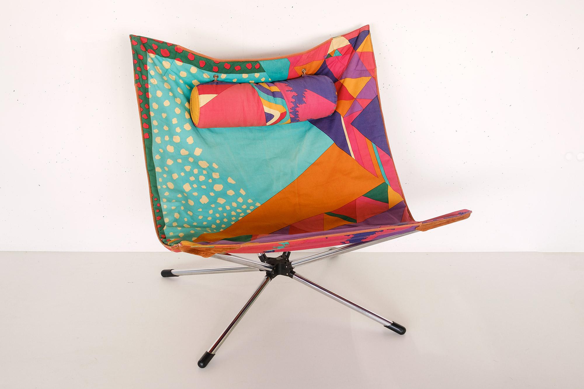 Miamina chair by Salviati & Tresoldi for Missoni e Saporiti, Italy For Sale 2