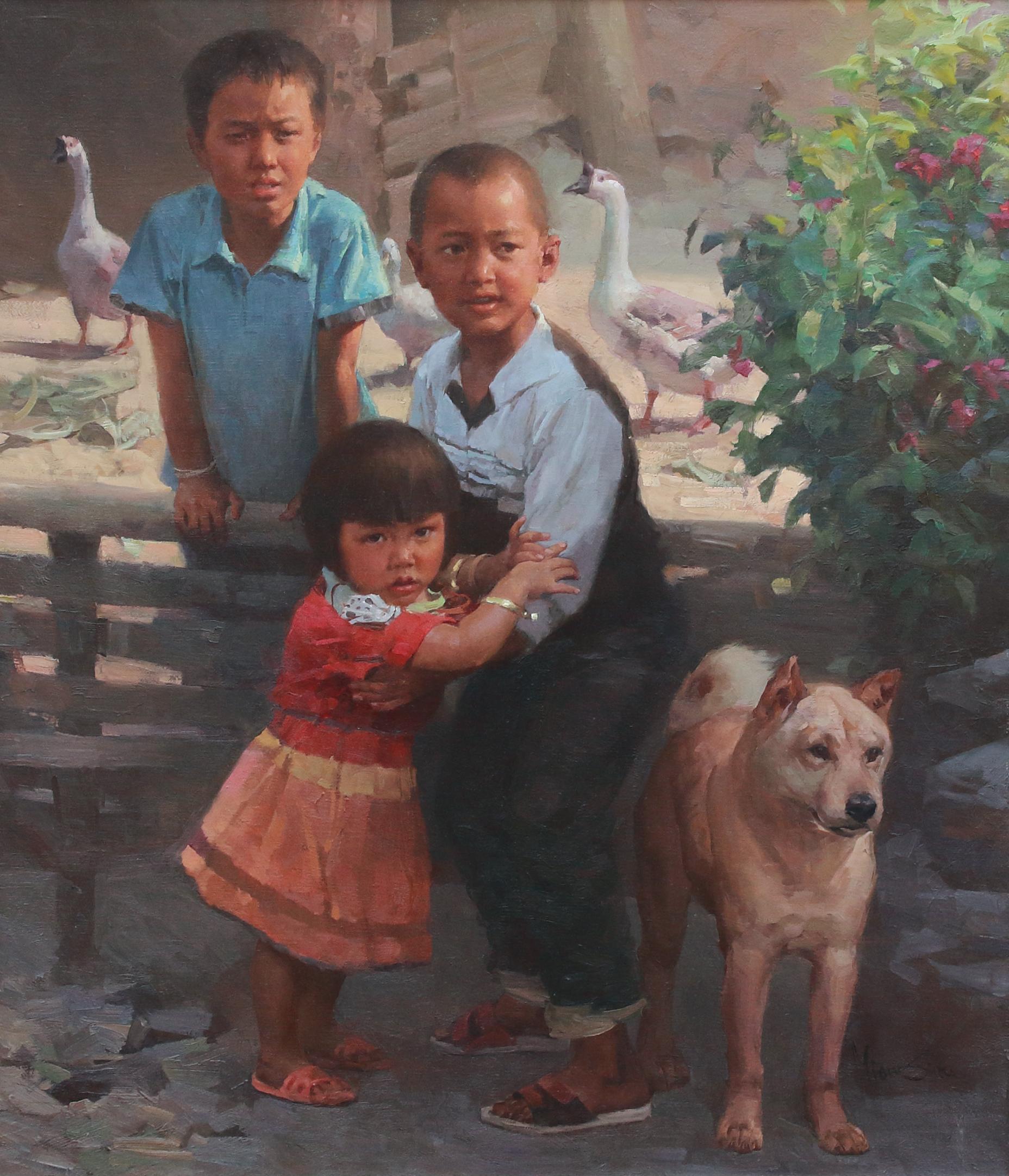 Il suo Grande Fratello - Painting di Mian Situ