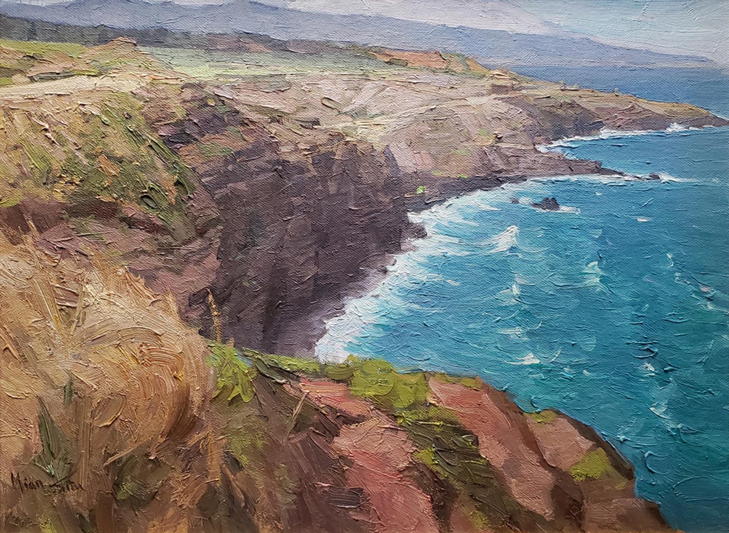 Maui Coastline - Painting by Mian Situ